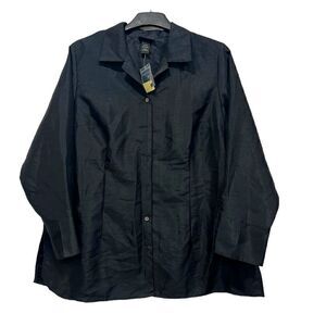 Lane Bryant long sleeve button down blouse size 18-20